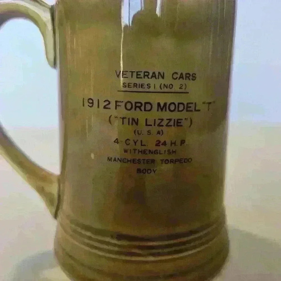 VINTAGE CERAMIC VETERAN CARS SERIES 1(NO.2) MUG ANTIQUE AUTO 1912 FORD MODEL "T" - Picture 2 of 5